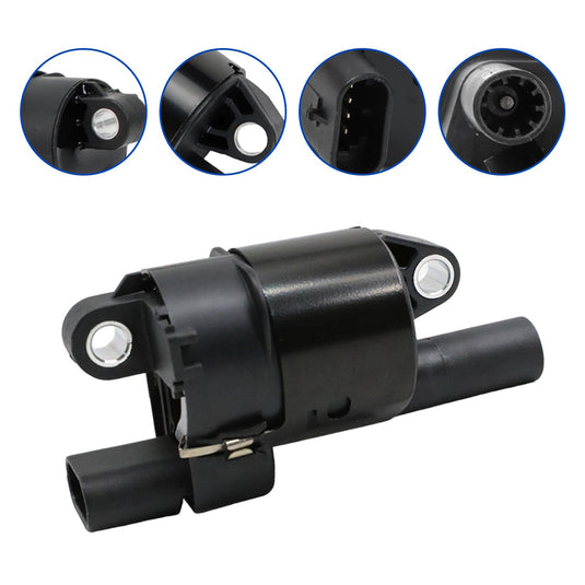 Set of 8 Round Ignition Coil UF414 C1512 UF414 D514A + Spark Plug Wire 748UU Set, Compatible with Chevrolet GMC Pontiac Impala Corvette Tahoe Express Escalade Silverado 1500 2500 3500 - Electrical Parts > Other Electrical Parts > Solenoid Valve Coil from MyMROmarts