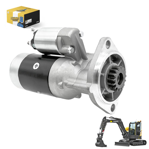 Starter Motor VV12913677011 129136-77011 For Volvo EC45 Excavator w/ Komatsu 4D88E Diesel Engine - Electrical Parts > Starter Motor from MyMROmarts