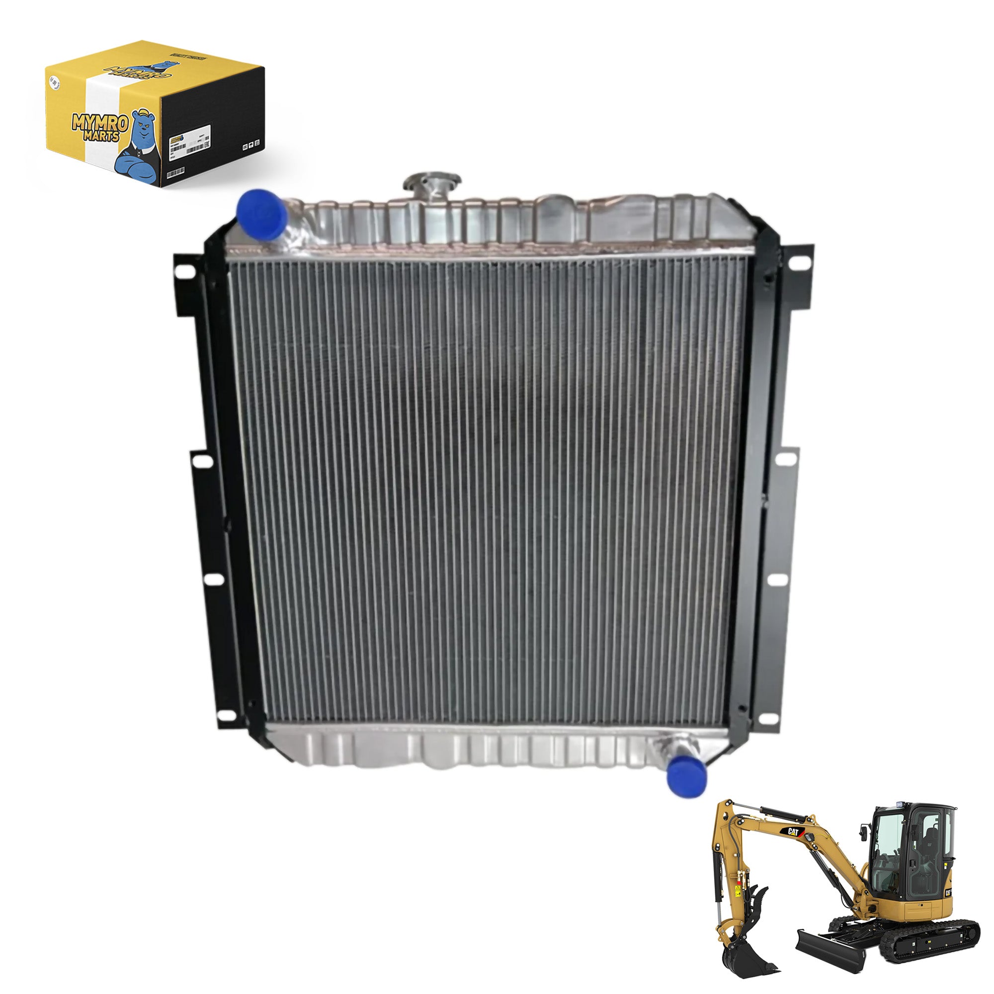 Water Tank Engine Radiator 4I7375 for Caterpillar CAT Excavator E311B ...