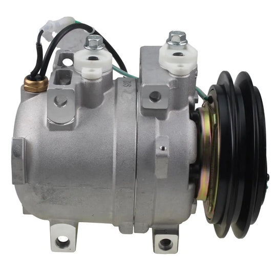 A/C Compressor 11N6-90040 for Hyundai HL730-7 HL730TM-7 HL740-3 HL740-7 HL740TM-7 HL757-7 CASE 1221E Wheel Loader from MyMROmarts