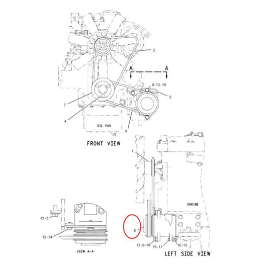 A/C Compressor 191-9028 for Caterpillar CAT 304 305 305.5 306 306E Excavator K4N S4L2 4M40 C2.6 Engine from MyMROmarts