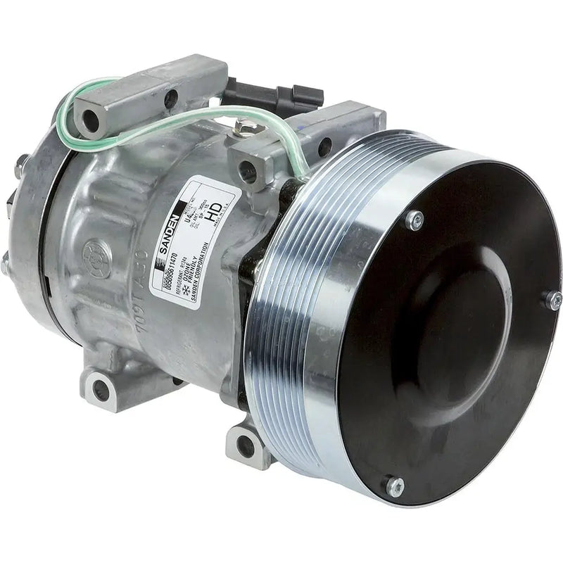 Load image into Gallery viewer, Replacement A/C Air Conditioning Compressor 324-9711 3249711 for Caterpillar CAT Engine C13 C15 C18 C32 C9.3  Loader 966K 966M 972K from MyMROmarts
