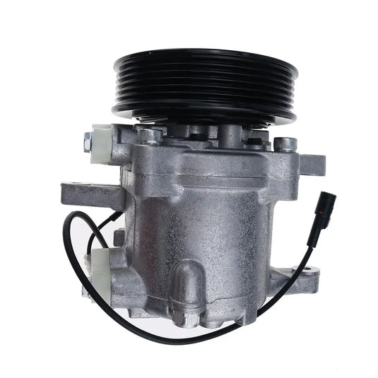 A/C Compressor 447280-3080 for Kubota M126 M135 M6 Tractor With 6 Groove Pulley from MyMROmarts
