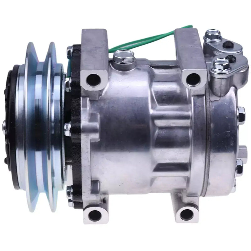 Carica immagine in Galleria Viewer, 24V SD7H13 A/C Compressor 4674027 for John Deere Excavator 60D 60G - Body Parts &gt; Cab Interior Parts &gt; Air Conditioning Compressor from MyMROmarts
