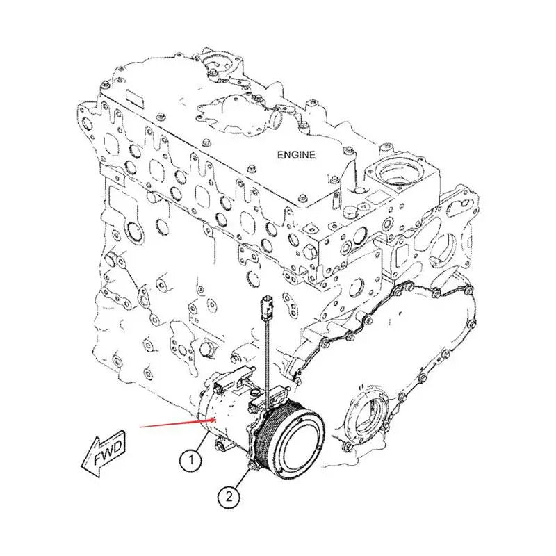 Load image into Gallery viewer, A/C Compressor 567-5160 for Caterpillar CAT 317 320 323 325 326 330 333 335 336 M314 M316 M317 M319 M320 MH3040 from MyMROmarts

