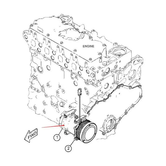 A/C Compressor 567-5160 for Caterpillar CAT 317 320 323 325 326 330 333 335 336 M314 M316 M317 M319 M320 MH3040 from MyMROmarts