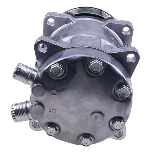 A/C Compressor 82016158 for CASE Tractor MXM120 MXM130 MXM140 MXM155 MXM175 MXM190 - Body Parts > Cab Interior Parts > Air Conditioning Compressor from MyMROmarts