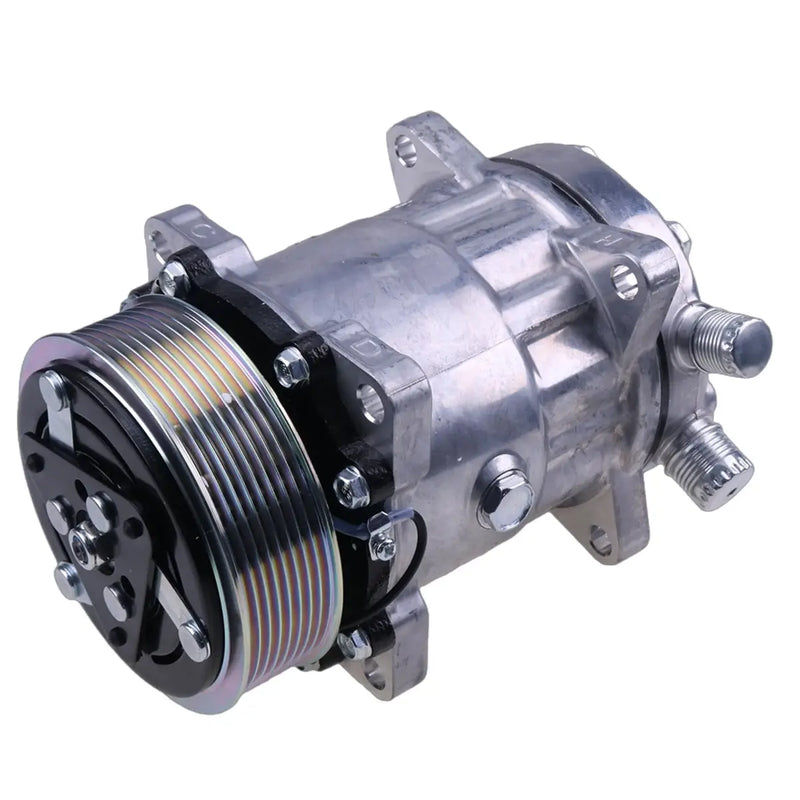 Afbeelding laden in Galerijviewer, A/C Compressor 82016158 for CASE Tractor MXM120 MXM130 MXM140 MXM155 MXM175 MXM190 - Body Parts &gt; Cab Interior Parts &gt; Air Conditioning Compressor from MyMROmarts
