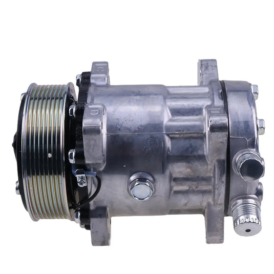 A/C Compressor 82016158 for CASE Tractor MXM120 MXM130 MXM140 MXM155 MXM175 MXM190 - Body Parts > Cab Interior Parts > Air Conditioning Compressor from MyMROmarts