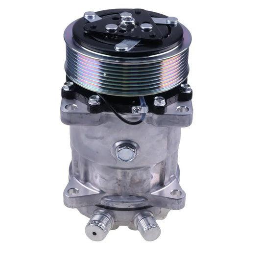 A/C Compressor 82016158 for CASE Tractor MXM120 MXM130 MXM140 MXM155 MXM175 MXM190 - Body Parts > Cab Interior Parts > Air Conditioning Compressor from MyMROmarts