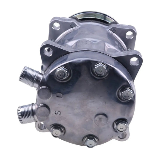 A/C Compressor 82016158 for CASE Tractor MXM120 MXM130 MXM140 MXM155 MXM175 MXM190 from MyMROmarts