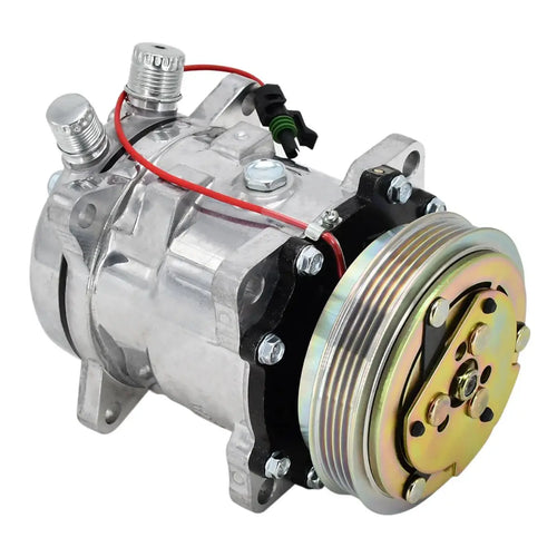 A/C Compressor 84322107 for New Holland CASE IH Skid Steer Loader 420 430 435 440 445 450 465 from MyMROmarts