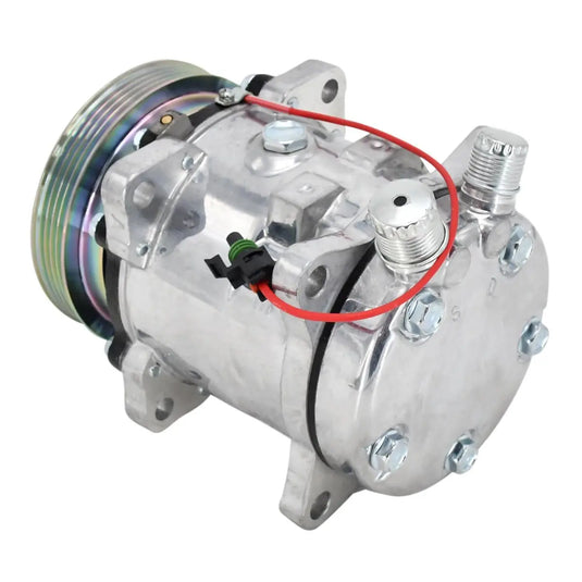 A/C Compressor 84322107 for New Holland CASE IH Skid Steer Loader 420 430 435 440 445 450 465 from MyMROmarts