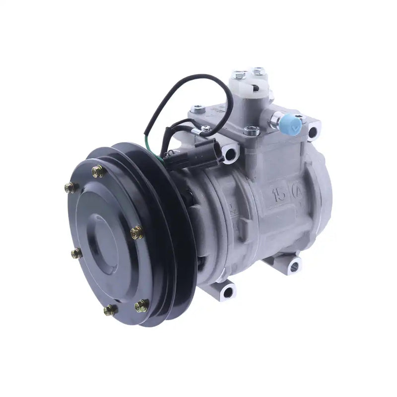 Afbeelding laden in Galerijviewer, A/C Compressor A4333459 for John Deere Excavator 230LC 230LCR 270LC 330LCR 450LC 550LC - Body Parts &gt; Cab Interior Parts &gt; Air Conditioning Compressor from MyMROmarts
