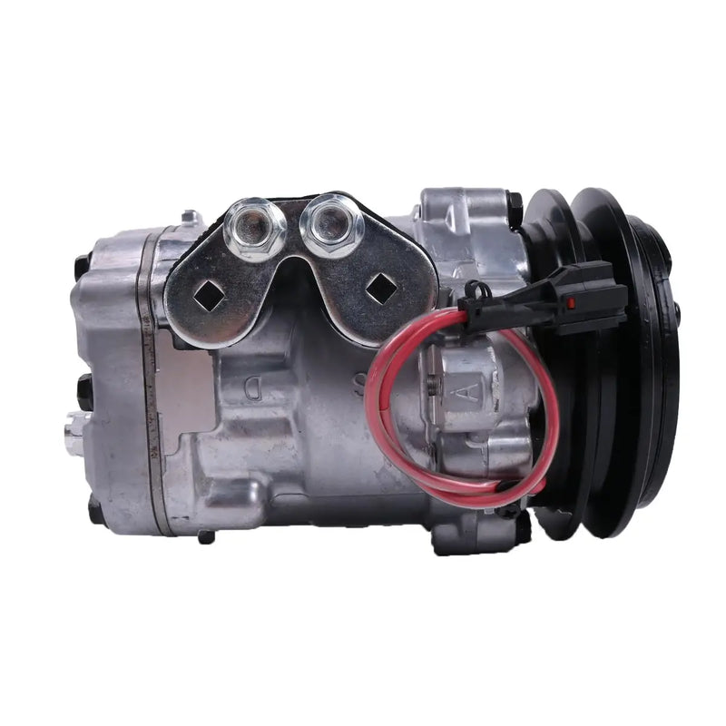 Afbeelding laden in Galerijviewer, 12V A/C Compressor FYD00007143 Compatible For John Deere 30G 35G 50G 35 P 50 P Excavator PC4 PC7 Compactor - Body Parts &gt; Cab Interior Parts &gt; Air Conditioning Compressor from MyMROmarts
