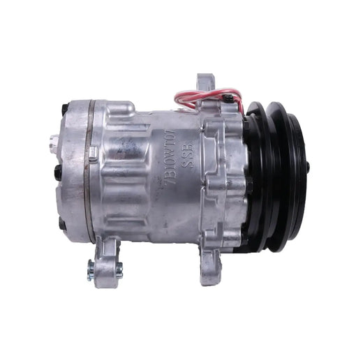 12V A/C Compressor FYD00007143 Compatible For John Deere 30G 35G 50G 35 P 50 P Excavator PC4 PC7 Compactor - Body Parts > Cab Interior Parts > Air Conditioning Compressor from MyMROmarts