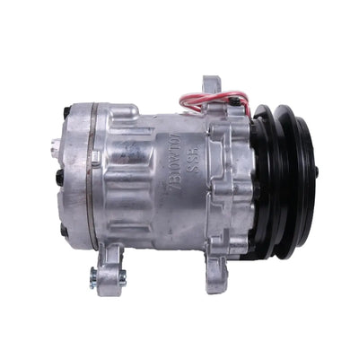 12V A/C Compressor FYD00007143 Compatible For John Deere 30G 35G 50G 35 P 50 P Excavator PC4 PC7 Compactor - Body Parts > Cab Interior Parts > Air Conditioning Compressor from MyMROmarts