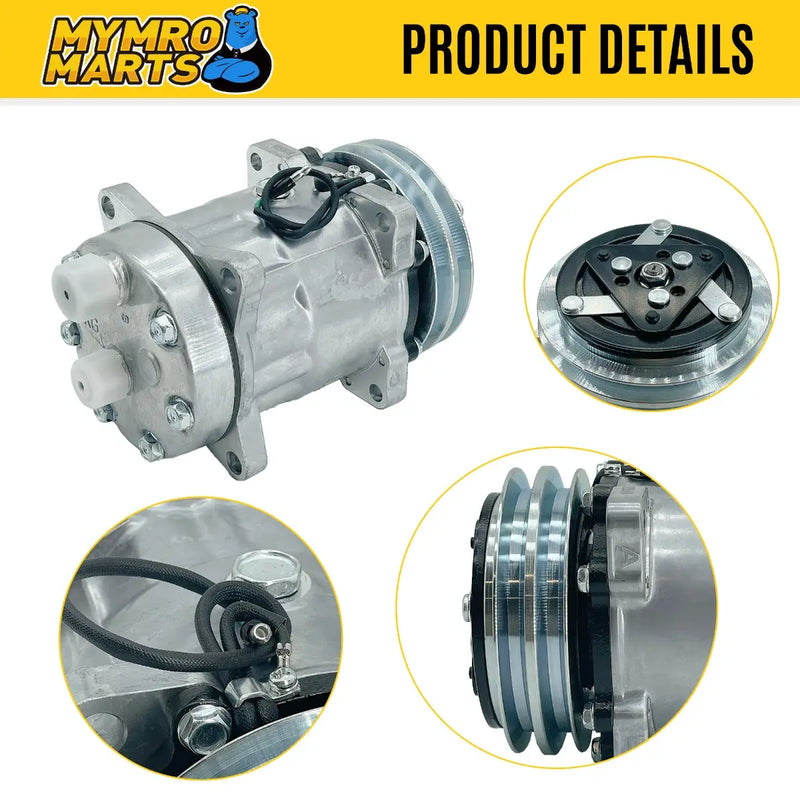 Cargue la imagen en el visor de la galería, 24V SD7H15 A/C Compressor N83-304294 75R-84652 4742 5749 For Takeuchi Sanden from MyMROmarts
