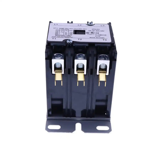 AC Definite Purpose contactor 3 pole 40FLA 50AMP 600V 42-104521-12 SA-3P-40A-24V from MyMROmarts