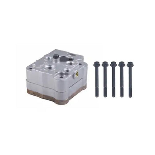 Air Brake Compressor Cylinder Head With Plate Kit for Detroit Navistar from MyMROmarts
