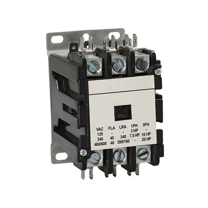 40A 2 Pole 120V Contactor Single Phase AC Contactors HCDPY212040CC ...