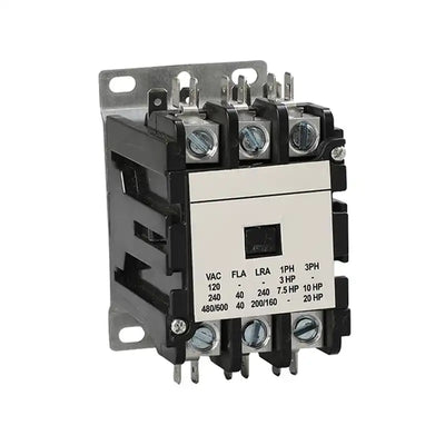 40A 2 Pole 120V Contactor Single Phase AC Contactors HCDPY212040CC from MyMROmarts