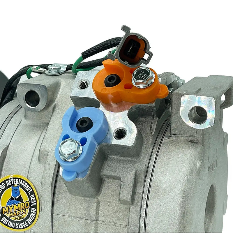 Lataa kuva gallerian katseluohjelmaan Air Conditioning Compressor 4431081 For Hitachi Excavator ZX110 ZX120 ZX160 ZX185USR from MyMROmarts
