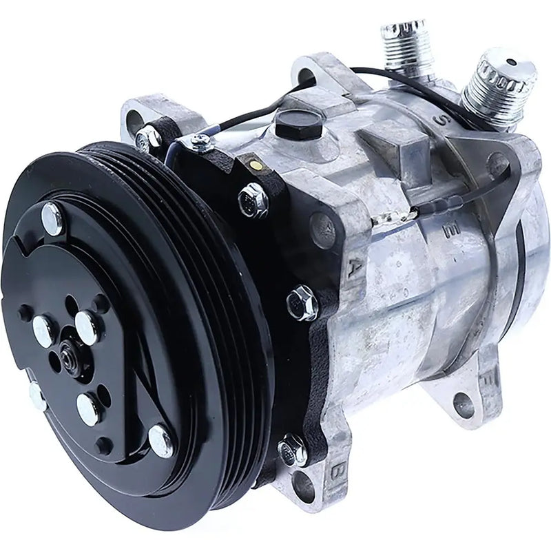 Chargez l&#39;image dans la visionneuse de la galerie, Air Conditioning Compressor 84321961 47741862 for New Holland Skid Steer Loader L221 L223 L225 L228 L230 from MyMROmarts
