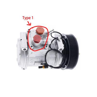 Air Conditioning Compressor AT226273 for John Deere Loader 764 444H 524K 544H 644J 844K from MyMROmarts