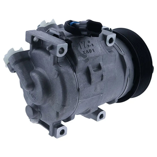 Air Conditioning Compressor AT460841 for John Deere Skid Steer Loader 333E 332E 329E 328E 326E 323E 320E 319E 318E 317G Engine 6068 6135 - Body Parts > Cab Interior Parts > Air Conditioning Compressor from MyMROmarts