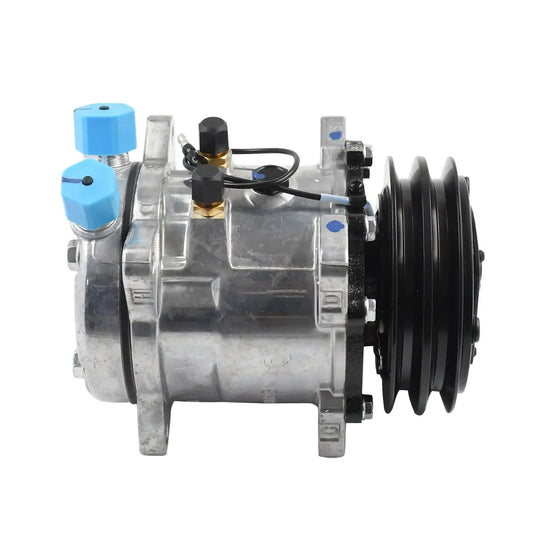 Air Conditioning Compressor SD5H09 606-1394 For Caterpillar CAT 236D 242D 246D 257D 259D 262D 272D 279D 287D 289D 299D - Body Parts > Cab Interior Parts > Air Conditioning Compressor from MyMROmarts