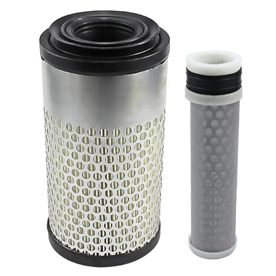 Air Filter Outer 6C060-99410 6C060-99414 Inner 32721-58240 32721-58242 for Kubota B21 B2301HSD B2320DT B26 B2620HSD B7400HSD B7500D K008-3 KX41-3 U17 U25s from MyMROmarts