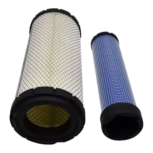 Air Filters Set P827653 P829332 6666375 6666376 for Bobcat 337 337D 337G 341 341D 341G 435 435D Case 60XT 70XT 75XT 85XT SR130 SR150 John Deere 240 250 270 317 Kubota KX080-3 KX080-3T KX080-4 - Engine Maintenance Parts > Air Filter from MyMROmarts