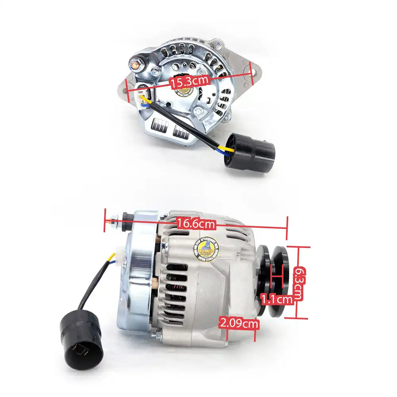 Afbeelding laden in Galerijviewer, Alternator 0-012048-8206 D1703 for KOMATSU PC56-7 - Electrical Parts &gt; Alternator from MyMROmarts
