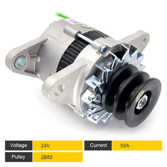 Alternator 0330003700 0330003760 0330006000 0330006200 1812002050 1812002090 1812003650 1812003820 5812003820 for ISUZU 6BD1 6BB1 4D95L for HITACHI EX200-1 for SUMITOMO SH220 - Electrical Parts > Alternator from MyMROmarts
