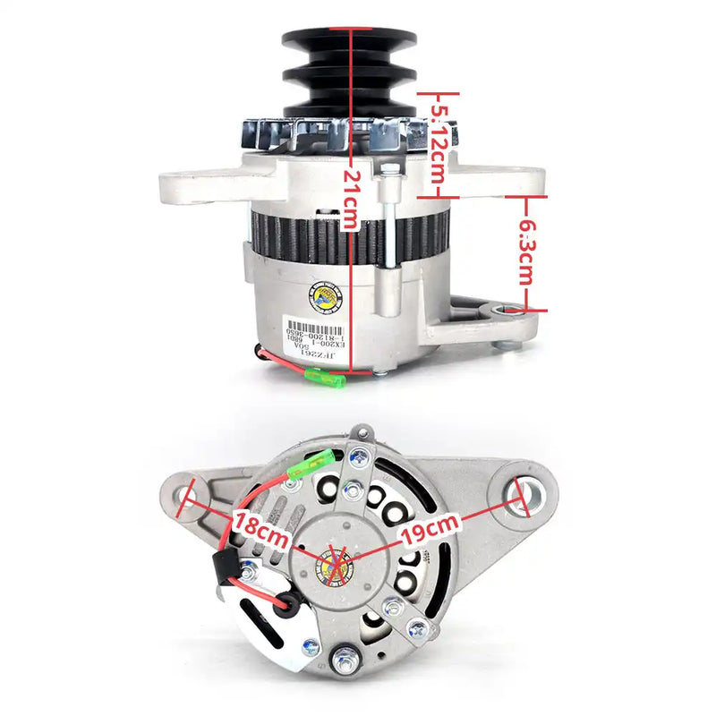 Afbeelding laden in Galerijviewer, Alternator 0330003700 0330003760 0330006000 0330006200 1812002050 1812002090 1812003650 1812003820 5812003820 for ISUZU 6BD1 6BB1 4D95L for HITACHI EX200-1 for SUMITOMO SH220 - Electrical Parts &gt; Alternator from MyMROmarts
