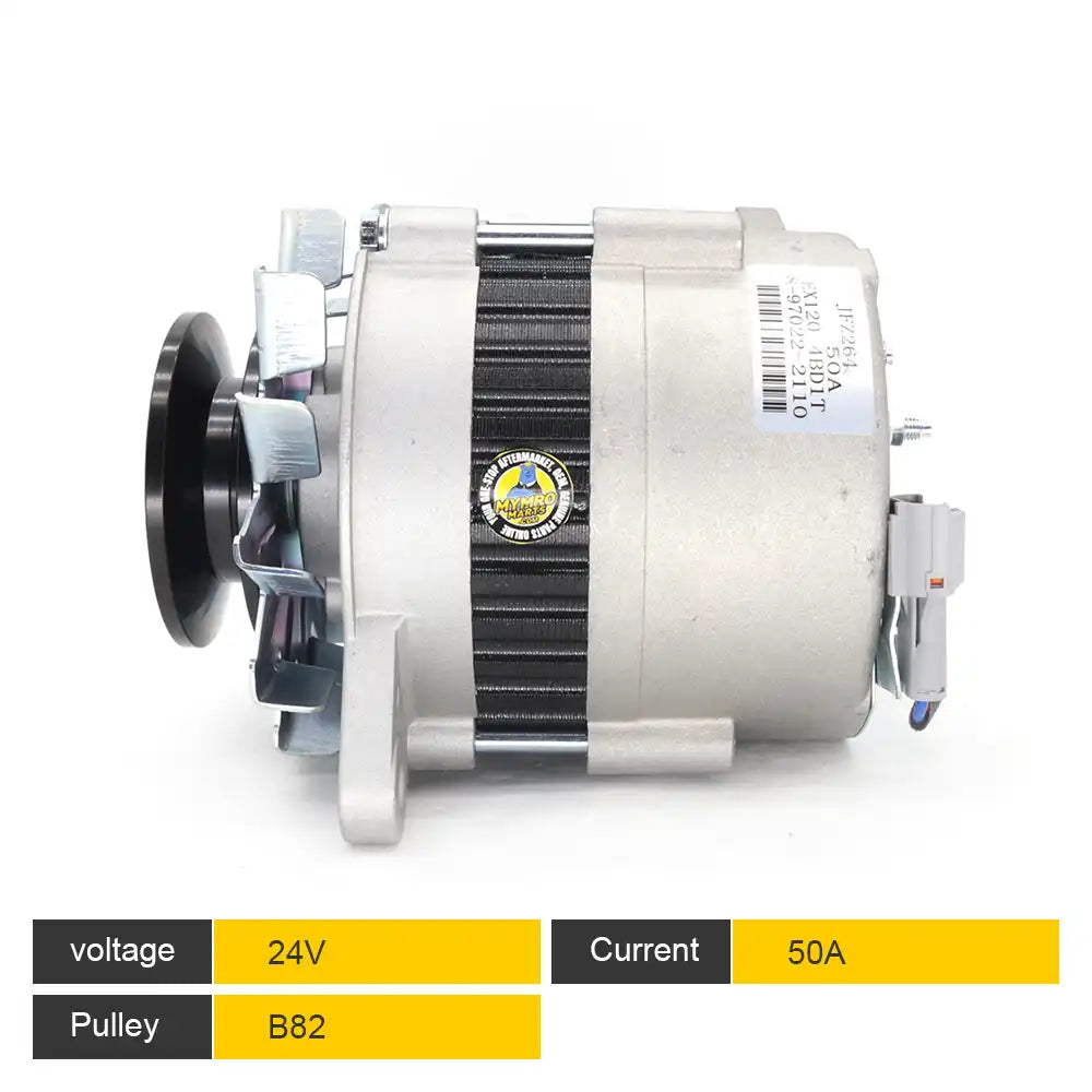 Alternator 0330006540 0330006541 0330006542 0330006544 01333003 8970222110 8970222111 8970222112 LRA2520 LRA02520 for ISUZU 4BD1T for KOBELCO SK120 for HITACHI EX120 for SUMITOMO SH120