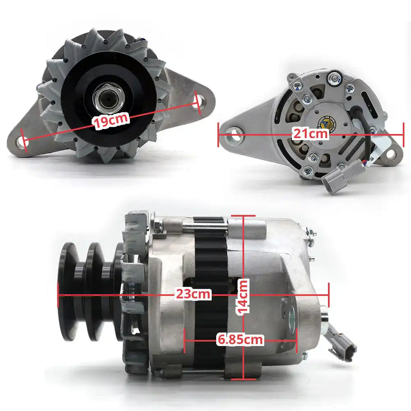 Afbeelding laden in Galerijviewer, Alternator 1-81200365-0 24V For Hitachi Excavator EX200-2 Isuzu Engine 6BD1 from MyMROmarts
