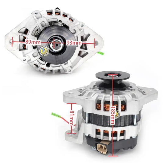 Alternator 129E2077200 129E2077201 E0002608843 ALV6028KR ALV6028LP ALV6028YJ 2616028 600136 for YANMAR 4TNV98 for HITACHI EX70-5G - Electrical Parts > Alternator from MyMROmarts