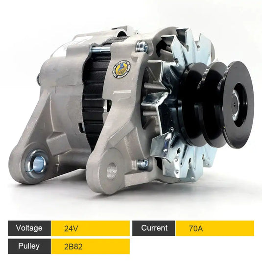 Alternator 1812005300 1812005302 1812005303 1812006031 8983413950 DRA1431 A4TU9586 A004TU5485 A004TU5486 A4TU5485 A4TU5486 A4TU5486A AT263669 SE502076 for ISUZU 6BG1 6WF1 for HITACHI EX200-6 EX210-5 ZAX200 - Electrical Parts > Alternator from MyMROmarts