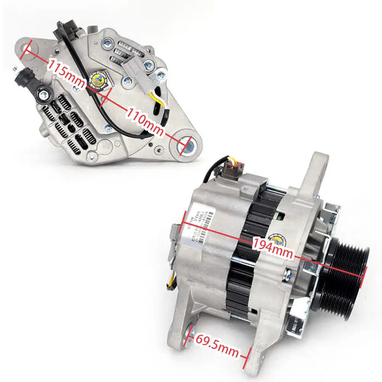 Alternator 1812005303 1812005305 1812006031 1812005901 182006037 4TUF285 A004TU5485 A004TU5486 A4TU5485 A4TU5486 A4TU6285 for MITSUBISHI 8DC9 8DC8 6D16T - Electrical Parts > Alternator from MyMROmarts