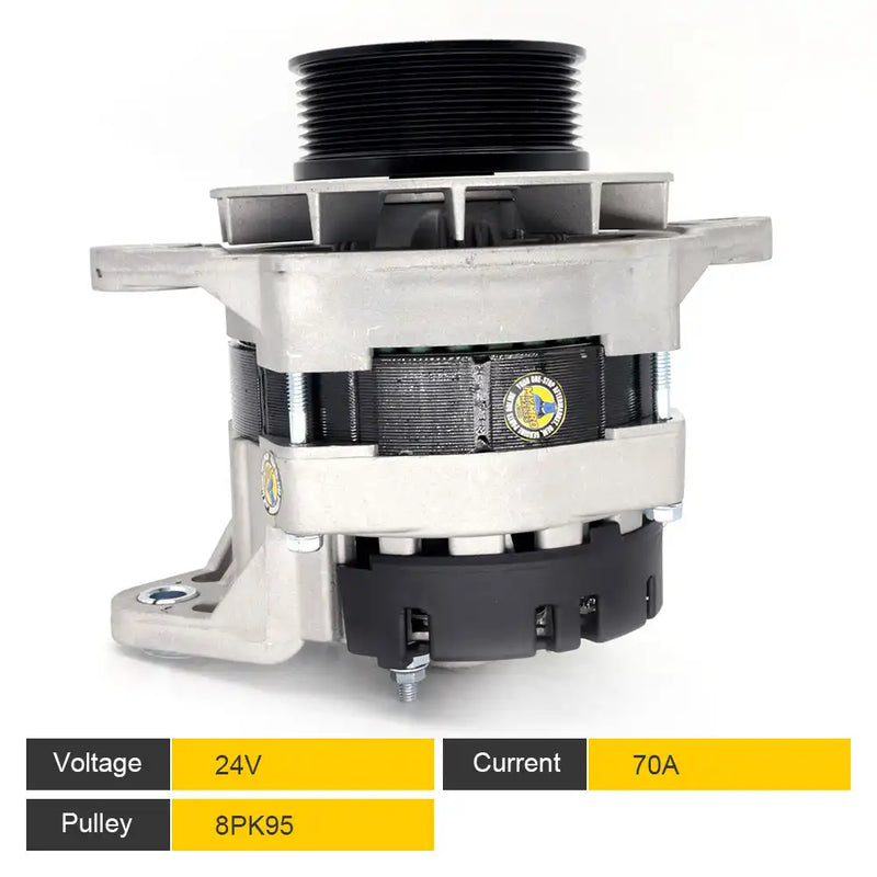 Afbeelding laden in Galerijviewer, Alternator 25026006 25026006C 219051 390050 for CUMMINS 6CT8.3 DB58 for DOOSAN DH220-5 - Electrical Parts &gt; Alternator from MyMROmarts
