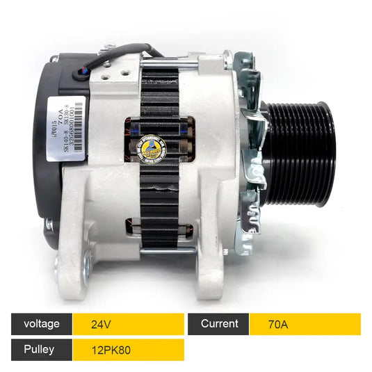 Alternator 32G68001001 for ISUZU 6WA1 for KOBELCO SK140-8 SK130-8 - Electrical Parts > Alternator from MyMROmarts