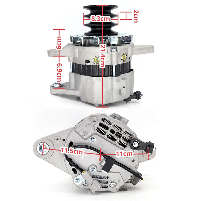 Afbeelding laden in Galerijviewer, Alternator 333E4069 71440164 1812005303 1812005305 1812006031 1812005901 182006037 A4TUF285 A004TU5485 A004TU5486 A4TU5485 A4TU5486 A4TU6285 AT263669 SE502076 for ISUZU 6HK1 for HITACHI EX330-2 EX330-3 ZAX3301 - Electrical Parts &gt; Alternator from MyMROmarts
