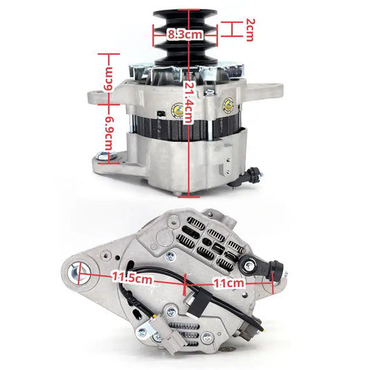Alternator 333E4069 71440164 1812005303 1812005305 1812006031 1812005901 182006037 A4TUF285 A004TU5485 A004TU5486 A4TU5485 A4TU5486 A4TU6285 AT263669 SE502076 for ISUZU 6HK1 for HITACHI EX330-2 EX330-3 ZAX3301 - Electrical Parts > Alternator from MyMROmarts