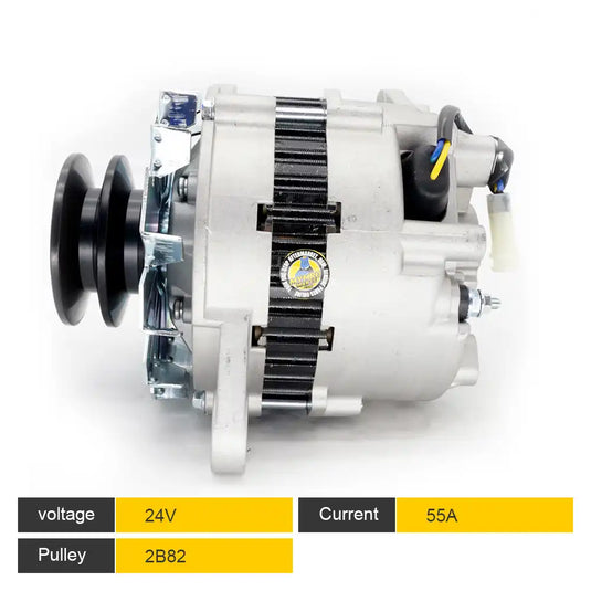 Alternator 3436801100 A004TU3088 A4T66686 A4TU3088 LRA02994 LRA2994 ALM4686LP ALM4686NW 301N20901Z for MITSUBISHI 6D22 6D31 for CAT E320B E320C E320D - Electrical Parts > Alternator from MyMROmarts