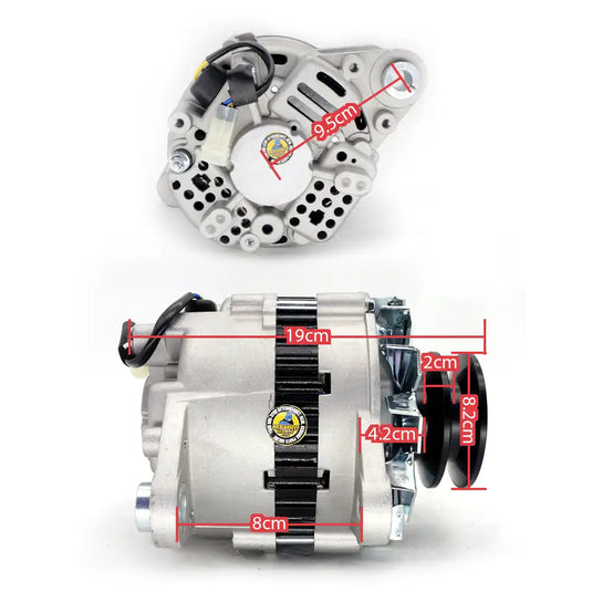 Alternator 3436801100 A004TU3088 A4T66686 A4TU3088 LRA02994 LRA2994 ALM4686LP ALM4686NW 301N20901Z for MITSUBISHI 6D22 6D31 for CAT E320B E320C E320D - Electrical Parts > Alternator from MyMROmarts