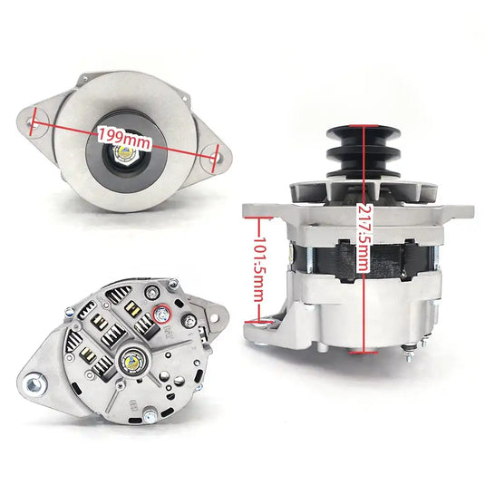 Alternator 3675174RX 19010111 1117944 4000590 219072 For CUMMINS B3.9C B5.9C B8.3C For VOLVO EC140 EC210 EC240 EC290 EC360 DH220-3 - Electrical Parts > Alternator from MyMROmarts