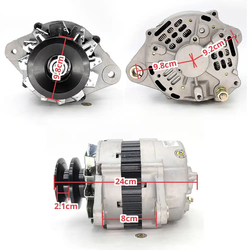 Afbeelding laden in Galerijviewer, Alternator 37300-9300 for MITSUBISHI 6D16 6D17 for HYUNDAI R210-5 - Electrical Parts &gt; Alternator from MyMROmarts
