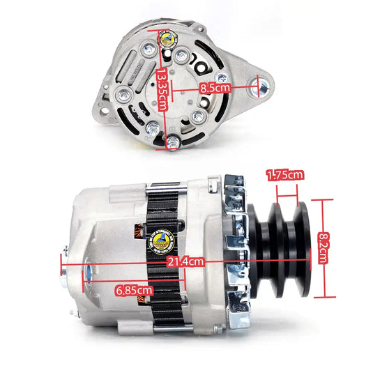 Alternator 6008216120 6008216130 6008216140 6008256130 6008215580 0330005840 0330005850 030005860 0330005870 for KOMATSU S6D105 for KOMATSU PC200-1 PC200-2 PC200-3 - Electrical Parts > Alternator from MyMROmarts